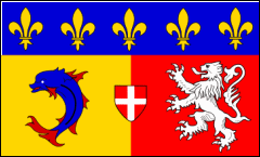 Rhone-Alpes's Flag